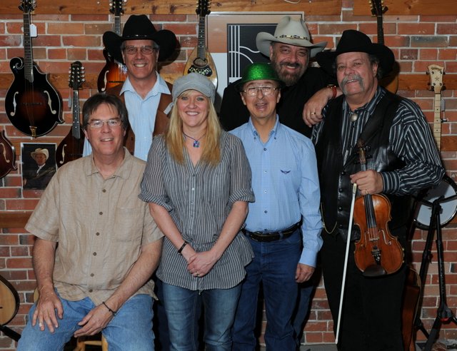 back:  Jeff Graves, Jon Chandler;  Front: Kit Simon, Mary Huckins, Ernie Martinez, Johnny Neill