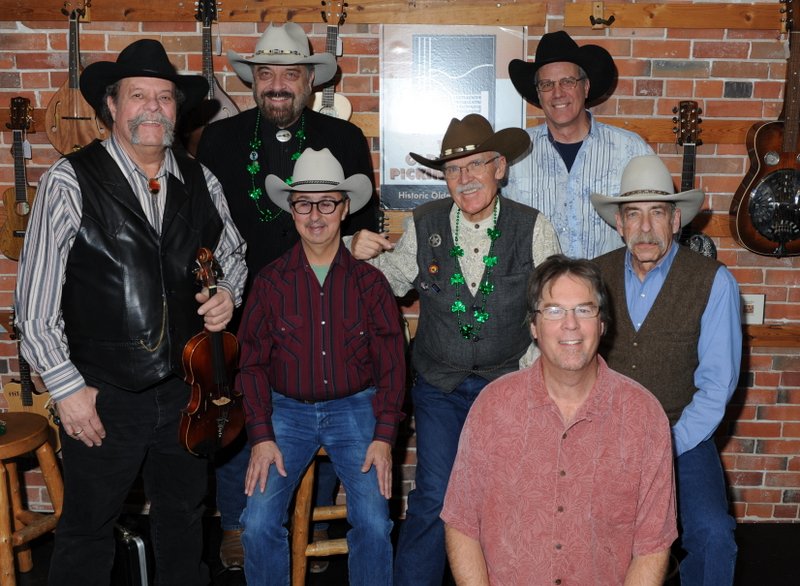 standing:  Johnny Neill, Jon Chandler, Jeff Graves;  seated:  Ernie Martinez, Roz Brown, Bill Barwick;  front:  Kit Simon