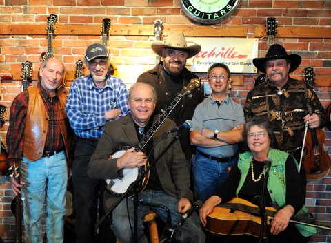 Harry Tuft, Dick Weissman, Pete Wernick, Jon Chandler, Ernie Martinez, Joan Wernick, Johnny Neill