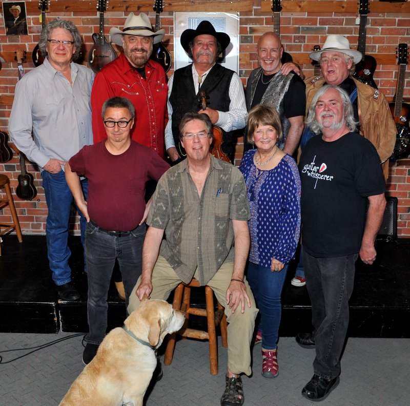 back:  John Macy, Jon Chandler, Johnny Neill, Chris Stongle, Timothy P Irvin;  front: Ernie Martinez, Kit Simon, Liz Masterson, Dana Vernon