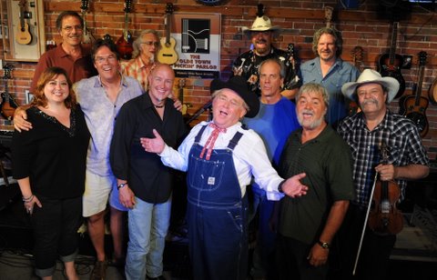 back: Butch Hause, John Magnie, Jon Chandler, John Macy; Front: Amy Lerner, Kit Simon, Chris Stongle, Timothy P Irvin, Jeff Graves, Dana Vernon, Johnny Neill