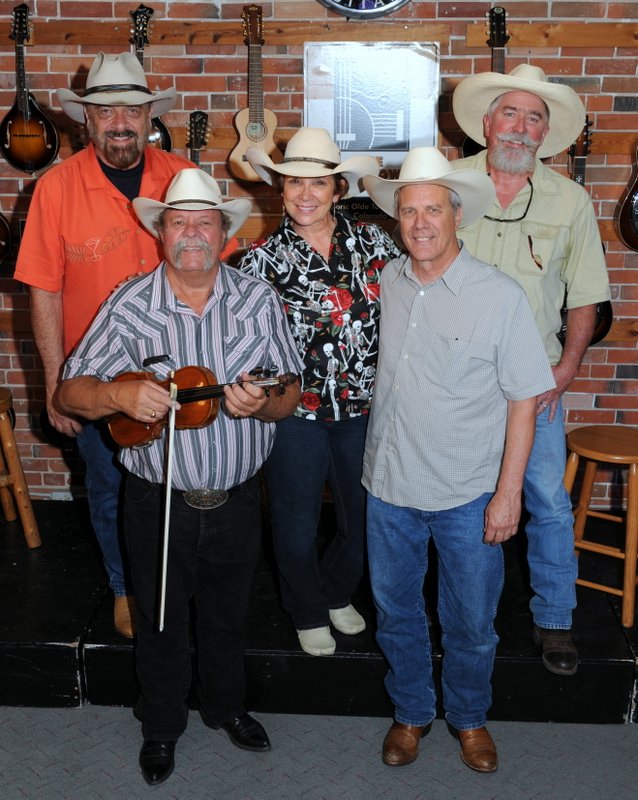 back: Jon Chandler, Juni Fisher, Mike Blakely; front: Johnny Neill, Jeff Graves