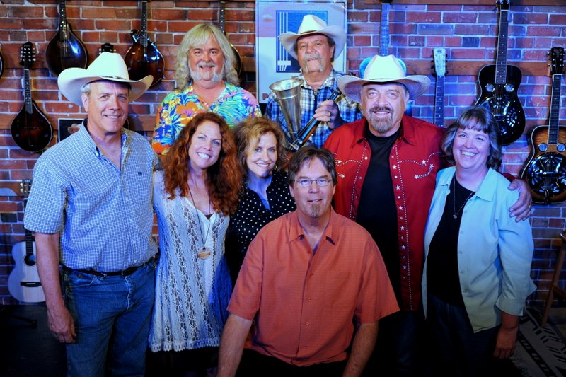 back:  Dana Vernon, Johnny Neill; middle: Jeff Graves, Rebecca Folsom, Sally Barris, Jon Chandler, unknown; front: Kit Simon