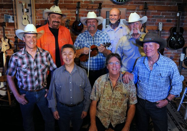 back: Jon Chandler, Johnny Neill, Gordon Burt, Duke Davis;  front:  Jeff Graves, Ernie Martinez, Kit Simon, Chuck Pyle