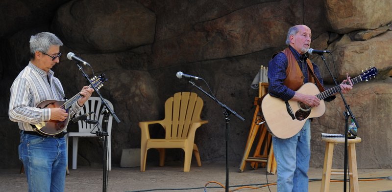 Ernie Martinez at HIgh Peaks Music Festival Sept 2014 with Harry Tuft
