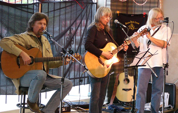 Rick McGregor, Sandy Reay, Jeff Ingram perform at Acoustic Music Revival