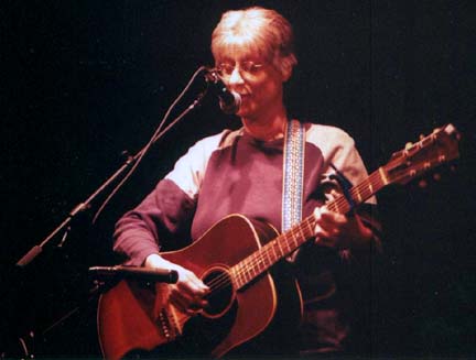 Sandy Reay (with guitar): Bands, Singers, Songwriters / Composers, Solo Performers, Sidemen, Instrumentalists, Performers, Entertainers, Musicians, Cowboy Poets